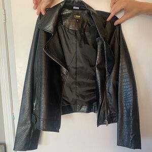 Women’s faux leather jacket